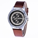 Crocodile Leather Strap pulseira Moda Watch Strap Fit elegante s¨¢bio F-335