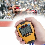 Cronômetro LCD Digital Correr Desporto Temporizador Contador Chronograph Stop Watch Alarm Measuring and layout tools