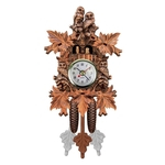 Cuco Relógio de parede de madeira Pássaro de suspensão Decorações para o Início