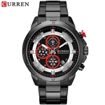 Curren 8323 Cronógrafo Esporte relógios para homens de negócios Relógio de pulso ocasional com o Calendário Quartz Men Watch Masculino Relógio Relojes
