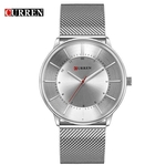 CURREN 8303 Moda Estilo simples relógio de homens de negócios Relógios ultra fino masculina de quartzo Relógios de pulso relógio à prova d'água