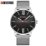 Curren 8238 Moda Watch Steel Band analógico relógio de quartzo 3ATM impermeável Watch