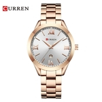 CURREN 9007 Ladies Watch A?o Belt rel¨®gio de quartzo Assista Waterproof