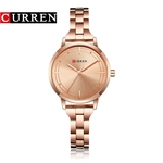 CURREN 9019 Ladies Watch A?o Belt rel¨®gio de quartzo Assista Waterproof