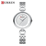 Curren Women Watch Fahion Multifuntional Impermeável Relógios De Quartzo Branco