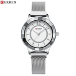 Curren Women Watch Fahion Multifuntional Impermeável Relógios De Quartzo Branco