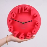 3D Fashion Relógio de parede Decoração estilo simples relógio elétrico