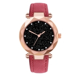 D03-B Casual Moda Feminina relógio de quartzo Couro Strap Mulheres Quartz Assista