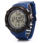 Fashion Men LED Digital Date Sport Military Rubber Quartz Watch Alarm Waterproof