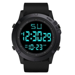 Fashion Men LED Digital Date Military Sport Rubber Quartz Watch Alarm Waterproof