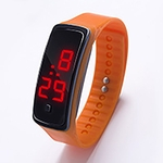 De exibição pulseira LED Digital Relógio Crianças Estudantes Silica Gel Sports Watch