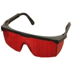 Design simples forte resistência ao impacto material de PC óculos de proteção a laser óculos de proteção luz preto vermelho