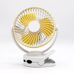 Desmonte de carregamento USB Fan Clipe Mini Tabletop com Luz