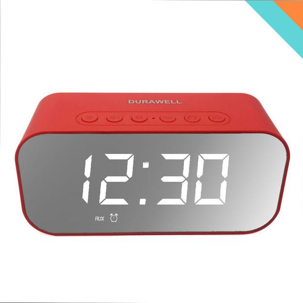 Despertador Caixa de Som Bluetooth Relógio Radio Temperatura - Durawell