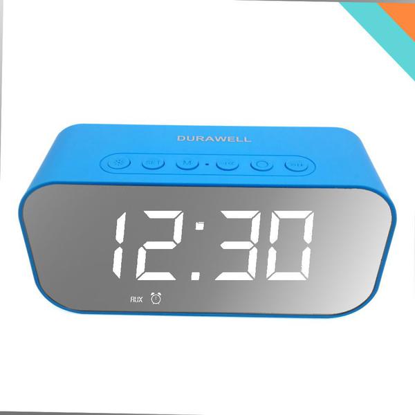 Despertador Caixa de Som Bluetooth Relógio Radio Temperatura - Durawell