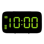 Despertador de projeção led Relógio de mesa moderno com controle de voz Verde