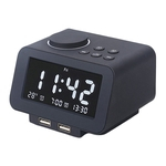 Despertador Digital Multifuncional Usb Hotel Radio Clock-au