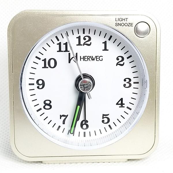 Despertador Dourado Quartz Tradicional Herweg 2510-67