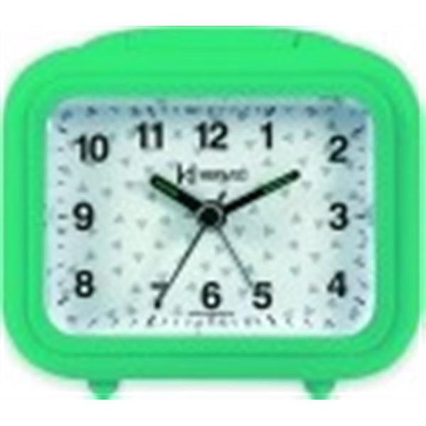 Despertador Quartz Decorativo Snooze Soneca e Iluminação Noturna Herweg Menta