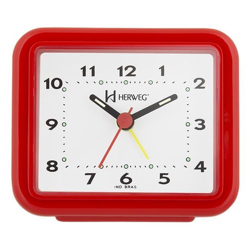 Despertador Quartz Herweg Ref: 2612-044 - Vermelho