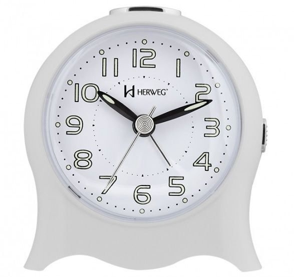 Despertador Relógio Herweg Fantasminha Branco - 2572 021