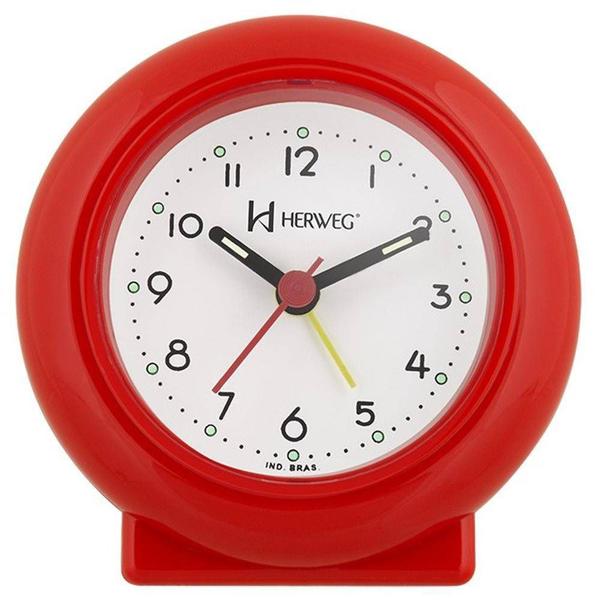 Despertador Vermelho Decorativo Original Herweg 2611-44