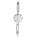 Dial Mulheres Moda de a?o inoxid¨¢vel de cristal de quartzo pulseira de luxo rel¨®gio de pulso C