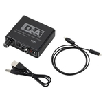 REM Digital para analógico R / L Audio Converter Plug and Play adaptador Estável Conveniente para Uso Doméstico