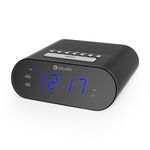 Digoo Dg-fr200 Inteligente Led Display Digital Despertador com Rádio Fm Dupla Alarmes Diários