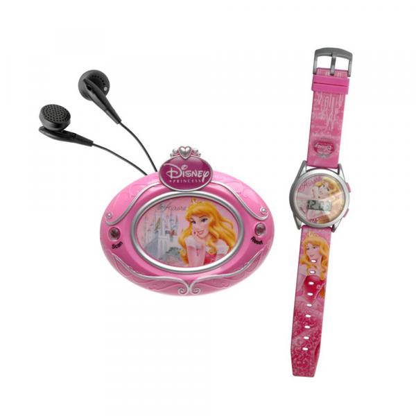 Disney - Conjunto de Rádio FM e Relógio Digital Bela Adormecida - Candide - Princesas Disney