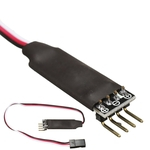 Dois canais de controle remoto interruptor luzes do carro receptor cabo para carro rc novo