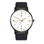 Dos homens rel¨®gio de pulso de luxo rel¨®gios Quartz Rel¨®gio de a?o inoxid¨¢vel Casual Assista