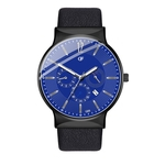 Dos homens rel¨®gio de pulso de luxo rel¨®gios Quartz Rel¨®gio de a?o inoxid¨¢vel Casual Assista