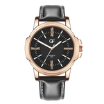 Dos homens rel¨®gio de pulso de luxo rel¨®gios Quartz Rel¨®gio de a?o inoxid¨¢vel Casual Assista