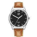 Dos homens rel¨®gio de pulso de luxo rel¨®gios Quartz Rel¨®gio de a?o inoxid¨¢vel Casual Assista