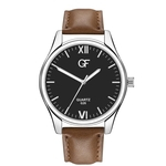 Dos homens rel¨®gio de pulso de luxo rel¨®gios Quartz Rel¨®gio de a?o inoxid¨¢vel Casual Assista