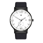 Dos homens rel¨®gio de pulso de luxo rel¨®gios Quartz Rel¨®gio de a?o inoxid¨¢vel Casual Assista