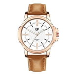 Dos homens rel¨®gio de pulso de luxo rel¨®gios Quartz Rel¨®gio de a?o inoxid¨¢vel Casual Assista