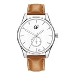 Dos homens rel¨®gio de pulso de luxo rel¨®gios Quartz Rel¨®gio de a?o inoxid¨¢vel Casual Assista