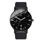 Dos homens rel¨®gio de pulso de luxo rel¨®gios Quartz Rel¨®gio de a?o inoxid¨¢vel Casual Assista