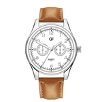 Dos homens rel¨®gio de pulso de luxo rel¨®gios Quartz Rel¨®gio de a?o inoxid¨¢vel Casual Assista