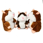Dropshipping Promoção 15 centímetros encantadora que fala Hamster fale Som Gravar Repita Stuffed Animal Plush Kawaii Hamster Brinquedos Nova