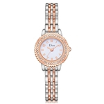 DS029 Rose Gold Silver White rel¨®gio de quartzo exclusivo artesanal preciso tempo