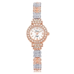 DS029 Rose Gold Silver White rel¨®gio de quartzo exclusivo artesanal preciso tempo