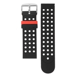 Dual Color flex¨ªvel 38MM / 42MM Silicone Watch Band apropriado para Apple Assista