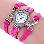 Duoya Modo Femmes Casual Pulseira En Cuir Montre-Pulseira Femmes Robe