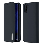 DUX Ducis Para Huawei P30 pro luxo de couro genuíno magnético flip tampa da caixa protetora completa com slot para cartão Bracket