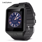 Dz09 rel¨®gio inteligente Rel¨®gio Inteligente Wearable pulso Phone Watch Camera Sport Watch