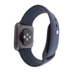 EastVita pulseira de relógio pulseira de cinta pulseira de fitness substituição para Apple Watch 38 milímetros azul marinho M / L