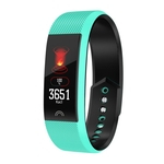 Ecrã a cores F6 Smart pulseira pulseira de monitoramento da frequência cardíaca